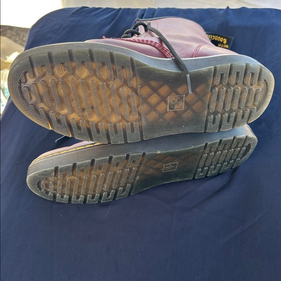 DR. MARTENS Luana Combat Boot Cherry Red BRAND NEW - Picture 6 of 8